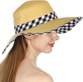 img 2 attached to Women'S Summer Sun Hats: SERENITA Beach Hat, Wide Brim Straw Floppy Hat For Hiking & More!