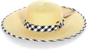 img 4 attached to Women'S Summer Sun Hats: SERENITA Beach Hat, Wide Brim Straw Floppy Hat For Hiking & More!