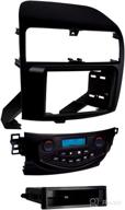 🖤 metra 99-7809b matte black dash kit for 2004-2008 acura tsx - no navigation, double/single din logo