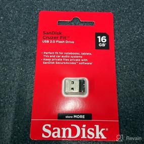 img 5 attached to Компактно и удобно: флэш-накопитель SanDisk Cruzer Fit USB емкостью 32 Гб для хранения в пути.