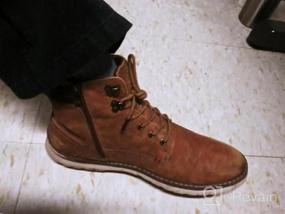 img 6 attached to Ботинки Vostey Men'S Chukka Boots Мотоциклетные походные ботинки для мужчин - SEO-оптимизированные
