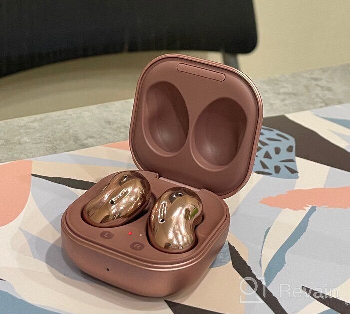 img 2 attached to Samsung Galaxy Buds Live TWS Earbuds with Active Noise Cancellation, Bluetooth 5.0, 12mm Drivers, Compatible with iOS & Android - SM-R180 (Buds Only, Mystic Blue Limited Edition) review by Vinay Chaudhari ᠌