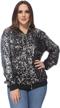 sparkling plus size sequin bomber jacket for women - long sleeve zip up coat by anna-kaci logo