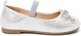 img 2 attached to Adorable Mary Jane Ballet Flats For Girls: Perfect Party Princess Shoes For Toddlers And Little Kids