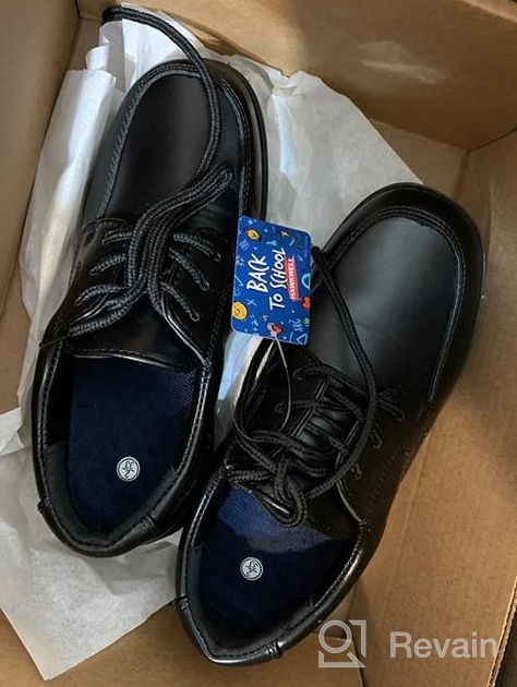 img 1 attached to 👞 Hawkwell Little Boys' Oxfords: Stylish School Uniform Dress Shoes review by Bob Novitsky