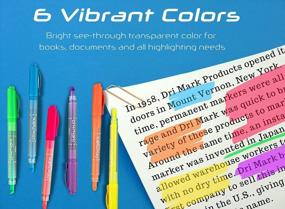 img 2 attached to 24-Pack Chisel Tip Highlighters - Made In USA, Bright & Transparent Colors, Non Toxic & Low Odor – Perfect For Office, School & Household Needs!