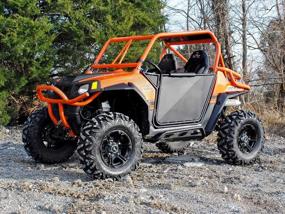 img 2 attached to Upgraded Aluminum Doors With Automotive Style Latch For Polaris RZR 800/800 S / 570/900 - Perfect Height For A Comfortable Off-Road Experience
