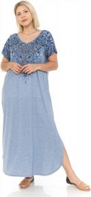 img 2 attached to LEEBE Maxi Dress For Women And Plus Size (Sizes Small-5X)