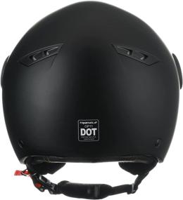 img 1 attached to TRIANGLE Motorcycle Helmet Approved X Large