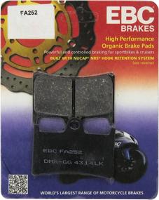 img 2 attached to 🚙 EBC Brakes FA252 Black Disc Brake Pad Set - Enhanced SEO