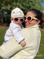 img 1 attached to COCOSAND Toddler Sunglasses W/ Strap: Polarized Lens Square Eye Glasses For Boys & Girls Age 0-24 Months review by Joshua Flake