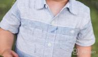 img 1 attached to Cool and Classy: Hope & Henry Boys' Short Sleeve Button Down Shirt review by Julio Rattanajatuphorn