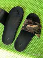 картинка 1 прикреплена к отзыву 👟 Black Nautica Dolan Men's Athletic Slide Comfort Sandal Shoes - Size 9 от Juan Lukas