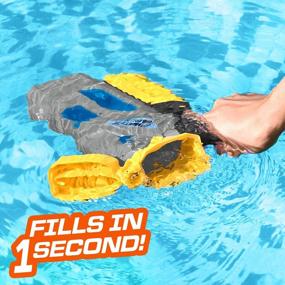 img 1 attached to Summer Fun Squirt Guns: Super Water Blaster 2 Pack емкостью 1200 мл - идеальный подарок для детей и взрослых для игр с водой на открытом воздухе на пляже, в бассейне или на песке