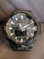 img 1 attached to CASIO G-Shock GA-700-1B quartz watch, alarm clock, chronograph, stopwatch, countdown timer, waterproof, shockproof, display backlight, black review by Ewa Orzel ᠌