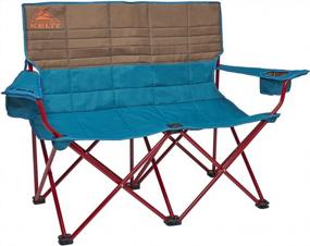 img 3 attached to Испытайте непревзойденный комфорт и расслабление с обновленным двухместным креслом Kelty'S Loveseat Double Outdoor Camp Chair для двоих