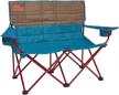 experience ultimate comfort and relaxation with kelty's updated loveseat double outdoor camp chair for two logo