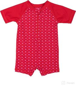 img 4 attached to Leveret Girls Piece Rashguard Months Apparel & Accessories Baby Boys best: Clothing