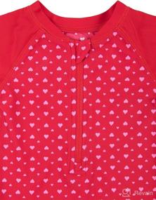 img 3 attached to Leveret Girls Piece Rashguard Months Apparel & Accessories Baby Boys best: Clothing