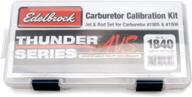 🚀 optimize performance with edelbrock 1840 thunder series avs carburetor calibration kit logo