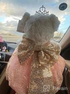 img 1 attached to LZH Princess Bowknot Birthday Wedding Girls' Clothing review by Duane Rogers