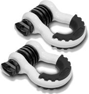 🔗 digank d ring shackles 3/4" 57000ibs break strength – heavy duty off road winch shackle for reliable vehicle recovery (white) логотип