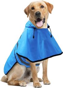 img 1 attached to 🐶 Candofly Dog Raincoat - Hooded Poncho with Adjustable Fit: Waterproof, Lightweight, Reflective Dog Rain Jacket, Pet Slicker for Small, Medium, and Large Dogs