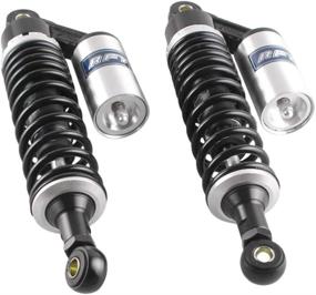 img 1 attached to 🏍️ Universal Motorcycle Rear Air Shock Absorbers, 320mm, GZYF Pair, Fit For Honda Suzuki Yamaha Kawasaki ATV, Go Kart Quad, Dirt Sport Bikes - Black & Silver