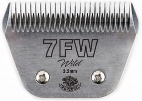 img 4 attached to Extra Durable Japanese Steel Detachable Blade - Size 7FW Wide, Compatible With Andis, Oster & Wahl A5 Clippers | FURZONE