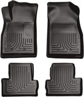 🚗 husky liners weatherbeater front & 2nd seat floor mats for chevrolet volt (2011-2015) - black (98181) logo