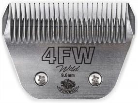 img 4 attached to Furzone 4FW Detachable Clipper Blade 3/8", Japanese Steel, Extra Durable Compatible With Andis, Oster And Wahl A5 Clippers