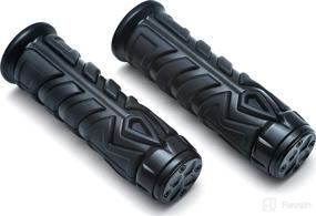 img 3 attached to 🏍️ Kuryakyn 5637 Spear Grips for 2014-17 Indian Motorcycles: Rubber Inserts, End Caps, Satin Black - 1 Pair