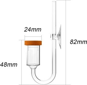 img 2 attached to 🐠 FZONE CO2 Neo Diffuser for Aquariums with South Korean Customized Ceramic (13-24mm)