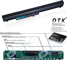 img 3 attached to DTK OA04 746641-001: High-Quality Laptop Battery Replacement For HP 240 G2, 250 G2, 255 G2, CQ14, CQ15 & More - 14.8V 2200MAh