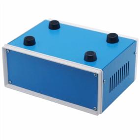 img 2 attached to Zulkit Junction Box Blue Metal Project Box DIY Electric Enclosure Case Preventive Case Electrical Box 7.9 X 6.5 X 3.5 Inch