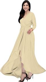 img 4 attached to 👗 KOH Sleeves Cocktail Evening Dresses - Women's Clothing