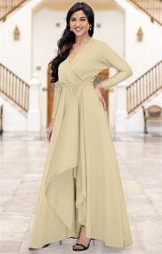 img 3 attached to 👗 KOH Sleeves Cocktail Evening Dresses - Women's Clothing