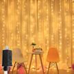 brighten your home with bhclight 300 led curtain lights - 8 modes, waterproof & indoor/outdoor use! logo