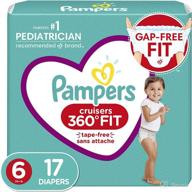 pampers cruisers diapers size 17count logo