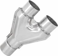 totalflow 3 inch to 2.25 inch y-pipe with 409 stainless steel construction - polished finish for improved performance logo