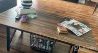 картинка 1 прикреплена к отзыву Farmhouse Rustic Coffee Table With Storage Shelf For Living Room - 43.3 X 23.6 Inch, Easy Assembly, White от Jeremy Yuusuf