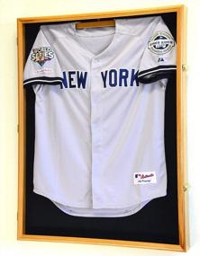 img 3 attached to Oak-Finished XL Baseball Jersey Shadow Box Display Case Cabinet With 98% UV Protection For Improved Search Engine Visibility
