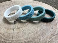 img 1 attached to Kauai Kids Matching Friendship Rings: Soft Silicone Fun for Girls and Boys by a Leading Brand with Latest Artist Design Innovations and Comfortable Fit review by Muharik Khalifa