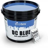 ecotex® dc blue screen printing emulsion: диазофотоэмульсия quart-32oz для шелкотрафаретной печати, пластизольных красок и красок на водной основе логотип