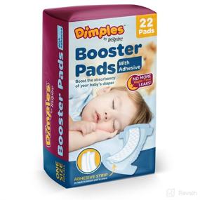 img 4 attached to Dimples Booster Diaper Doubler Adhesive Diapering -- Cloth Diaper Accessories
