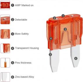 img 1 attached to 90Pcs ZZOY Blade Fuse Assortment Set For Automobiles, Trucks, Motorcycles, And SUVs - Includes 5A, 7.5A, 10A, 15A, 20A, 25A, 30A, 35A, And 40A Fuses