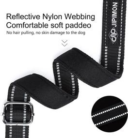 img 2 attached to JIPIMON Martingale Reflective Stainless Adjustable Dogs for Training & Behavior Aids