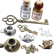 alice in wonderland theme party supplies, favors, and fairy drink me costume logo