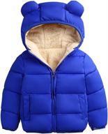 winter coats for toddler kids baby boys girls - 🧥 padded light puffer jacket outerwear - infant winter down jacket with hoods logo