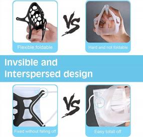 img 2 attached to 10 Pcs 3D Mask Bracket Internal Support Frame - Upgrade Your Face Mask With Reusable Face Bracket For Ultimate Comfort And Protection Under Face Shield